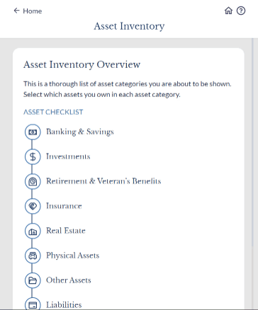 Asset inventory overview